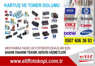 Ortaklar Mahallesi Kartuş Ve Toner Dolumu