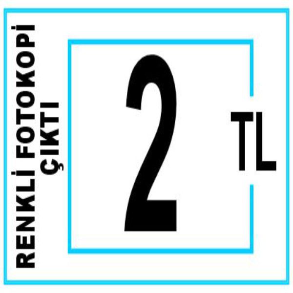 Renkli Fotokopi - Çıktı